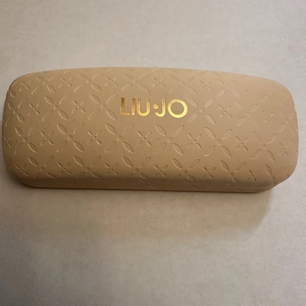 LIU JO LJ 2131 717  Authentic Eyeglasses Frames 54 18 135 Ivory Gold With‎ Case